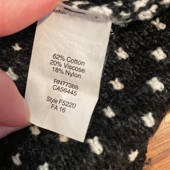 Madewell sweater grey with zigzag yarn detail - Picture 4 of 4